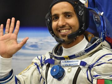 Hazza Al Mansouri in space