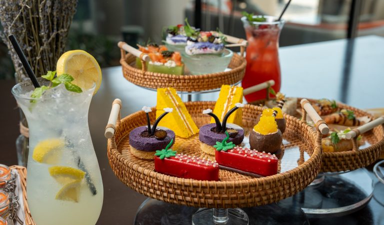 Indulge in a summer picnic afternoon tea at Marriott Hotel Al Forsan