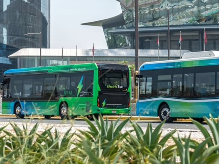 Green Bus Service in Abu Dhabi