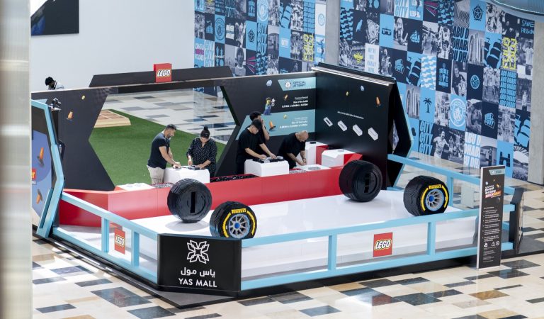 Are you ready to witness the largest LEGO Brick Formula 1 Car in Abu Dhabi