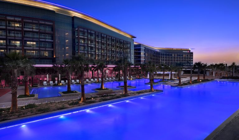 Marriott Hotel Al Forsan Glows Pink in Support of Breast Cancer Awareness This October